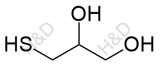1-硫代甘油化学结构式