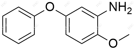 5-苯氧基邻甲氧基苯胺化学结构式