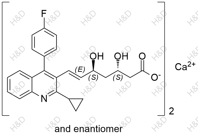 匹伐他汀杂质109(钙盐)结构式