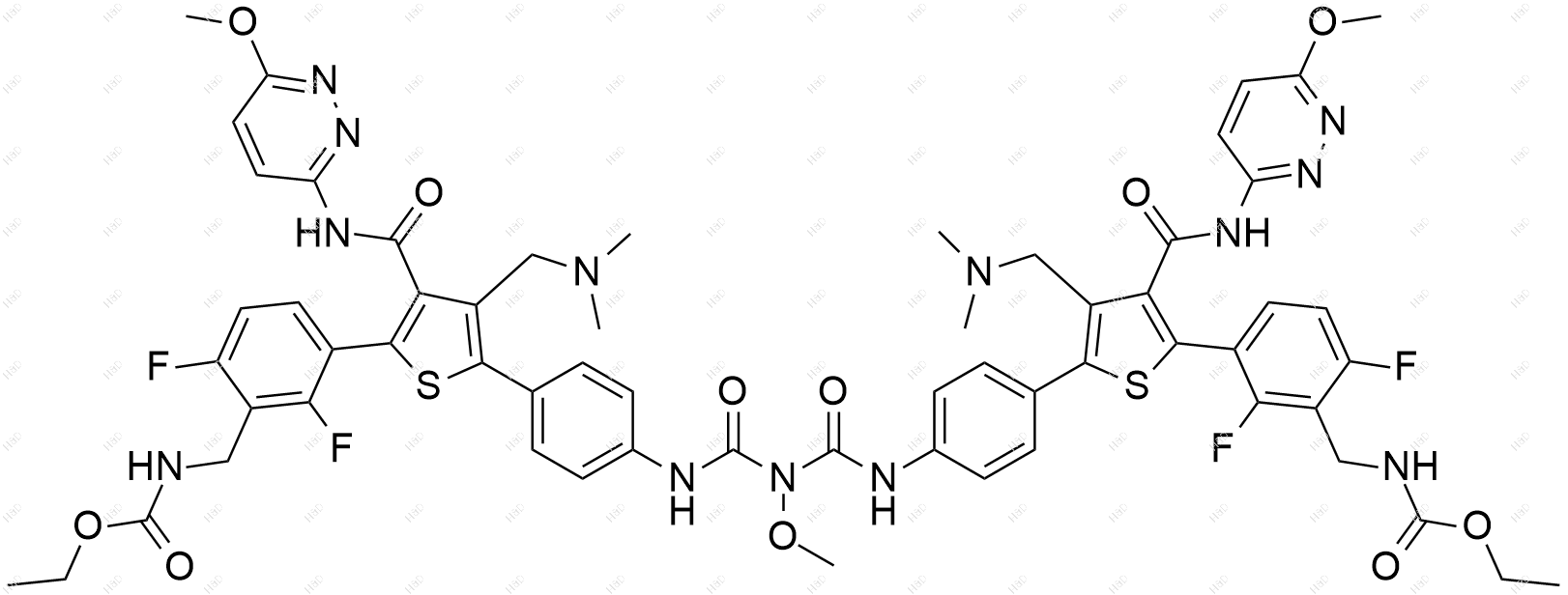 瑞卢戈利杂质128结构式