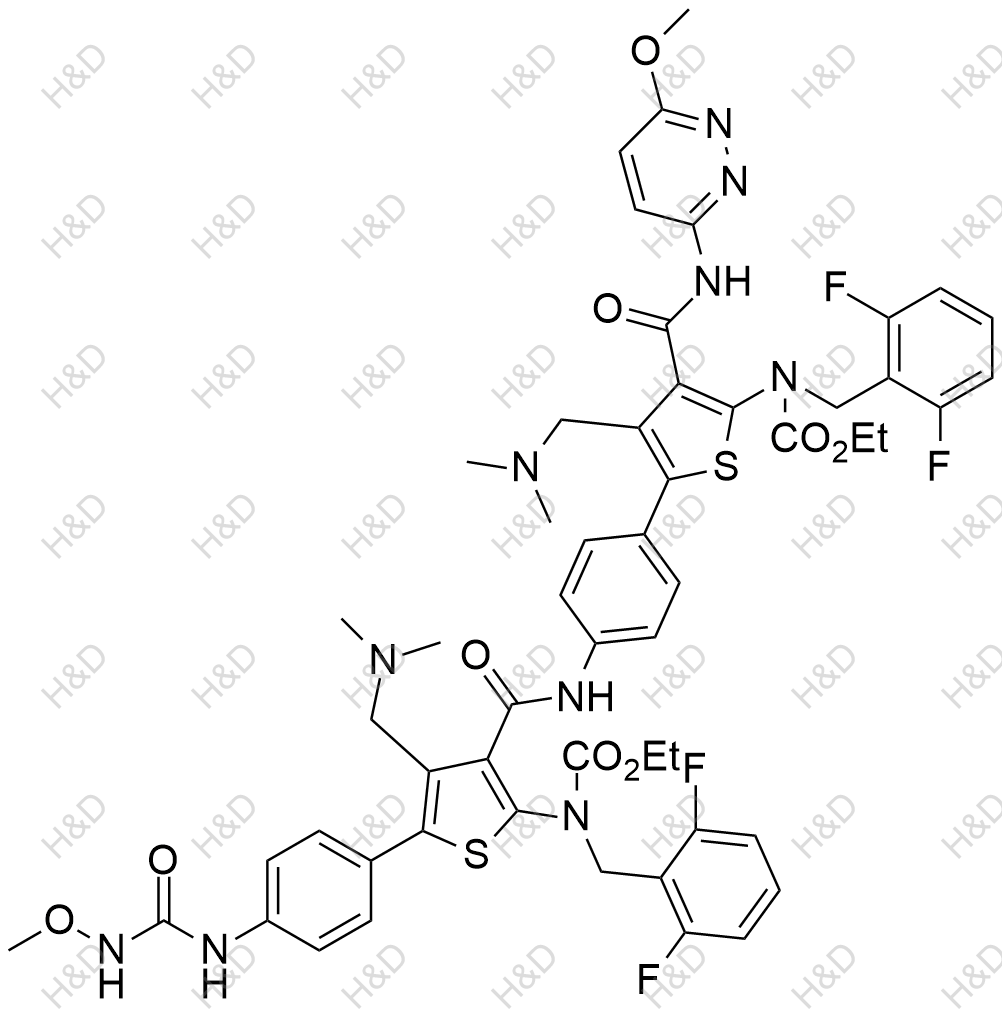 瑞卢戈利杂质126结构式