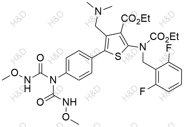 瑞卢戈利杂质123结构式