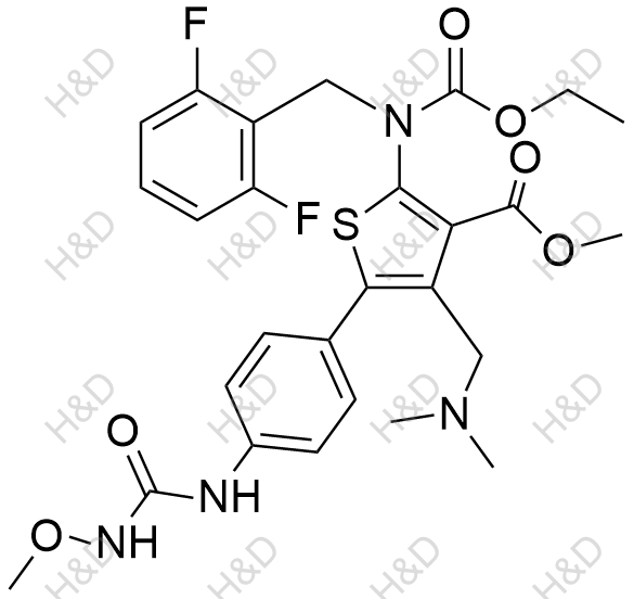 瑞卢戈利杂质121结构式