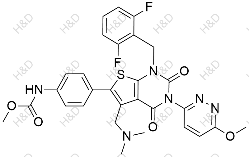 瑞卢戈利杂质130结构式