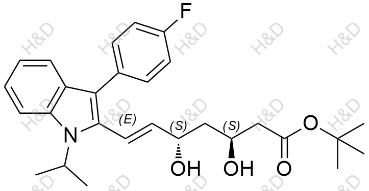 氟伐他汀杂质19（SS单体）结构式