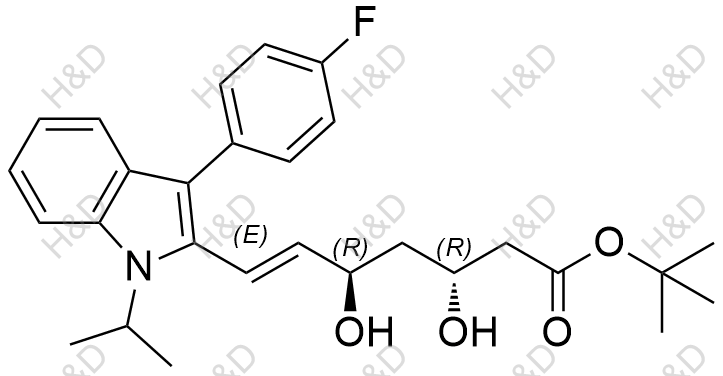 氟伐他汀杂质19（RR单体）结构式