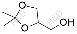 丙酮缩甘油化学结构式
