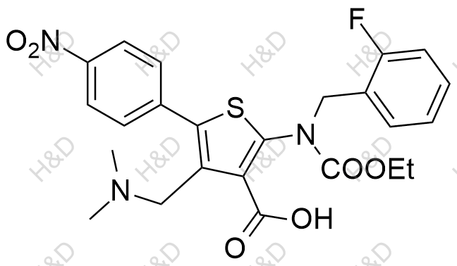 瑞卢戈利杂质131结构式