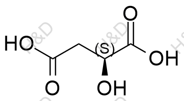 L-苹果酸化学结构式