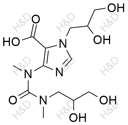 二羟丙茶碱杂质3结构式
