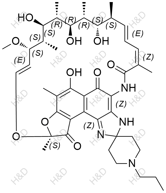 利福布汀15结构式
