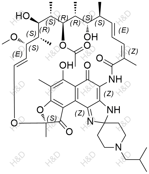 利福布汀16结构式