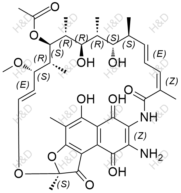 利福布汀9结构式