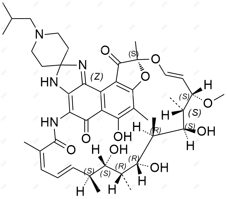 利福布汀EP杂质E结构式