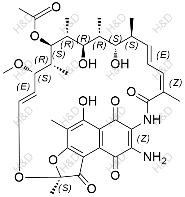 利福布汀10结构式