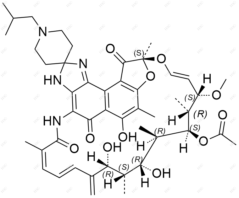 利福布汀结构式