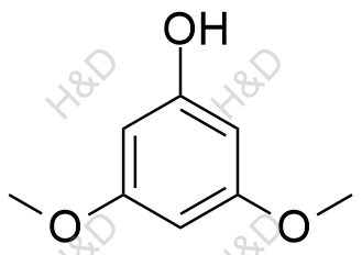 3,5-二甲氧基苯酚化学结构式