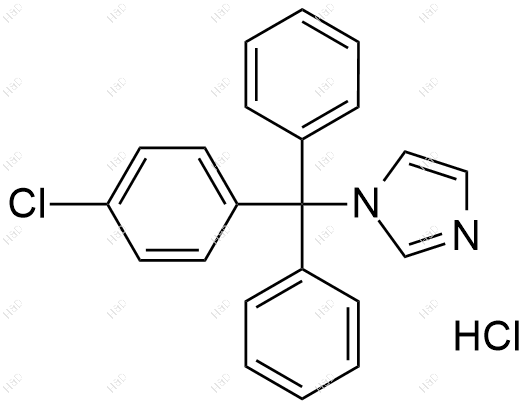 克霉唑杂质1(盐酸盐)结构式
