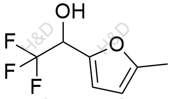 2,2,2-三氟-1-(5-甲基呋喃-2-基)乙烷-1-醇结构式