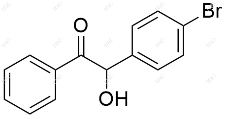 2-(4-溴苯基)-2-羟基-1-苯基乙酮结构式