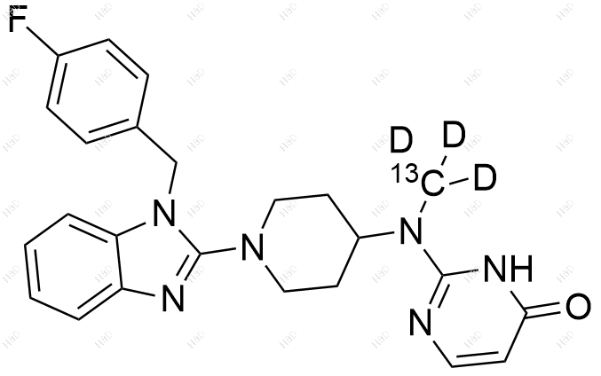 咪唑斯汀杂质19结构式