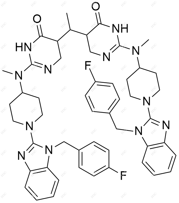 咪唑斯汀杂质17结构式