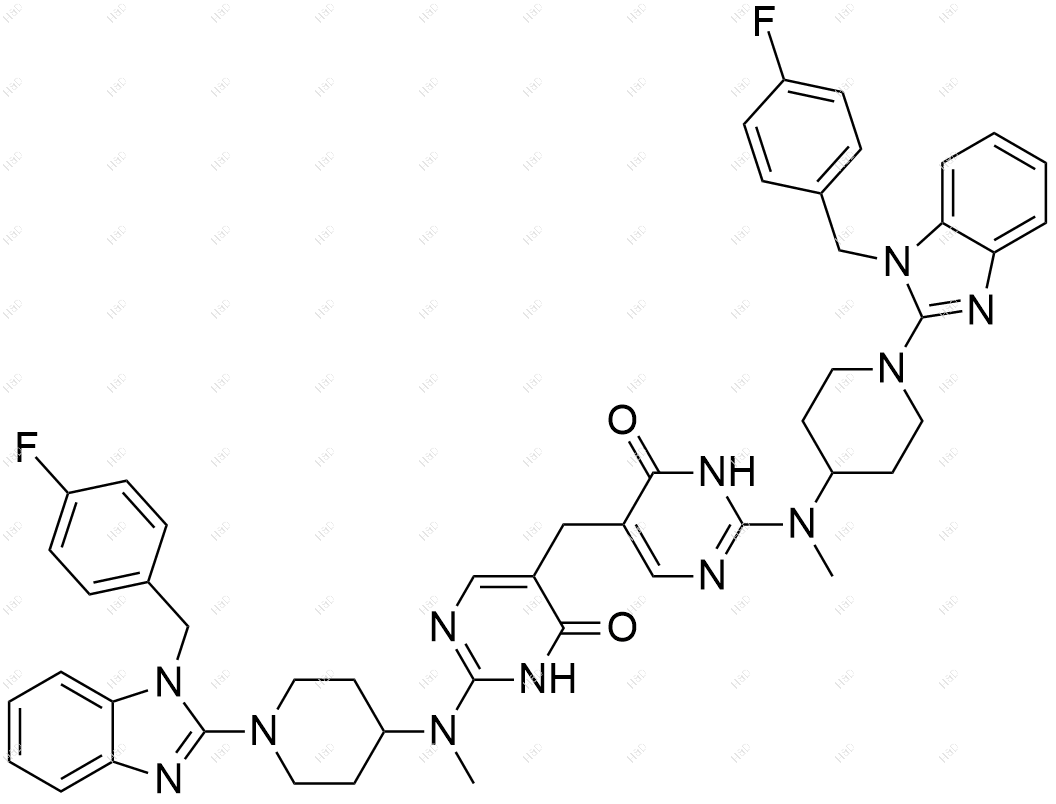 咪唑斯汀杂质9结构式