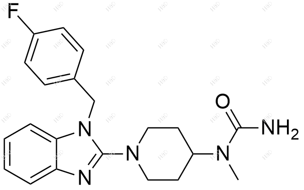 咪唑斯汀杂质4结构式