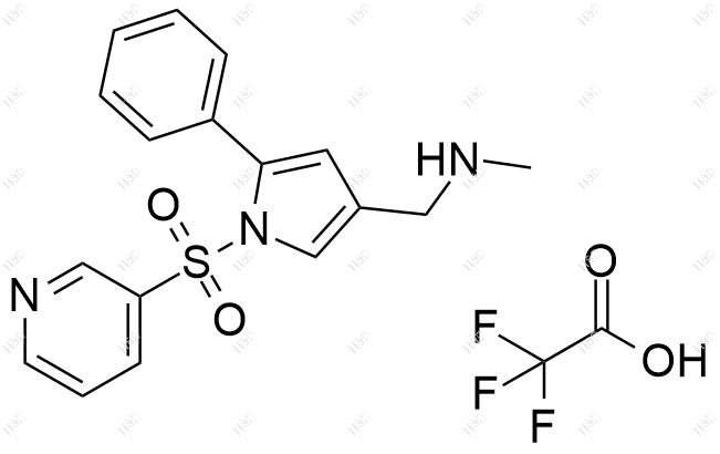 沃诺拉赞杂质 U8(三氟乙酸盐）结构式