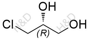 (R)-3-氯-1,2-丙二醇化学结构式