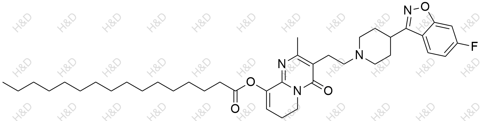 帕利哌酮杂质59结构式