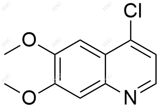 4-氯 -6,7-二甲氧基喹啉结构式