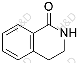 3,4-二氢异喹啉-1(2H)-酮结构式