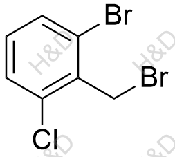 2-溴-6-氯溴苄结构式
