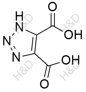 1,2,3-三唑-4,5-二羧酸化学结构式