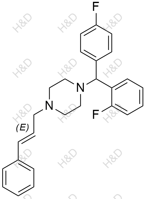 氟桂利嗪EP杂质C结构式