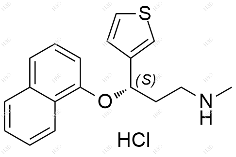 度洛西汀EP杂质F(盐酸盐)结构式