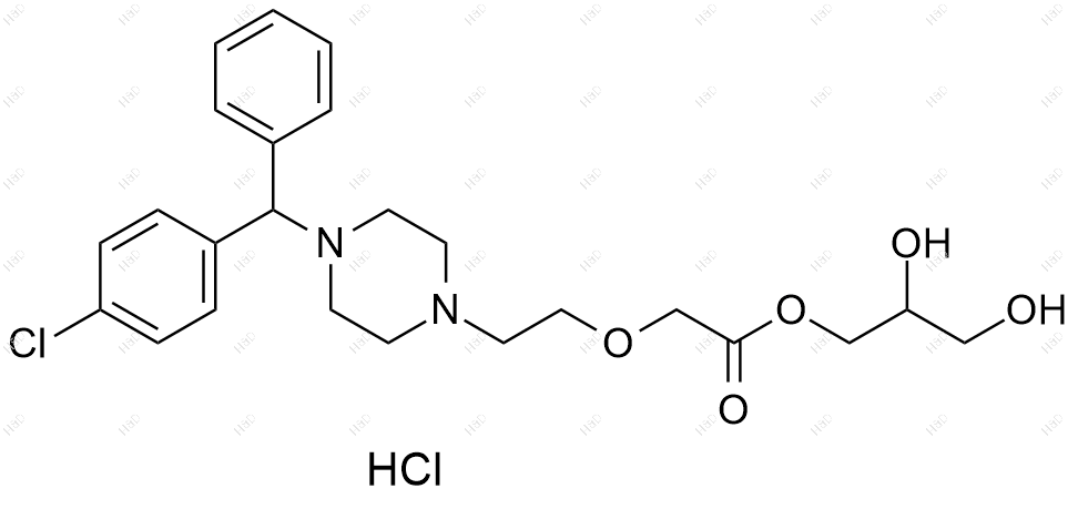 西替利嗪杂质41(盐酸盐)结构式