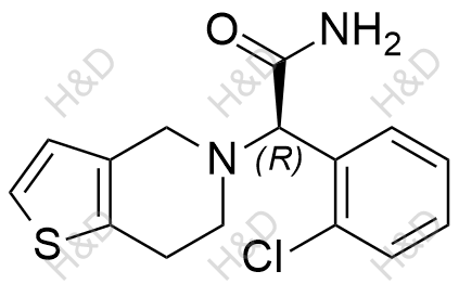 氯吡格雷EP杂质E (R- 异构体)结构式