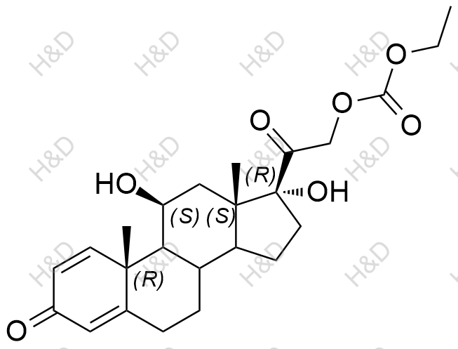 氯替泼诺杂质11结构式