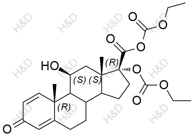 氯替泼诺杂质8结构式