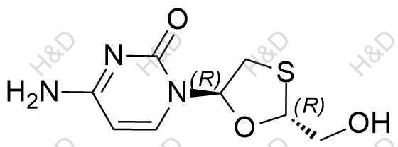 拉米夫定EP杂质B(2R，5R-Isomer)结构式
