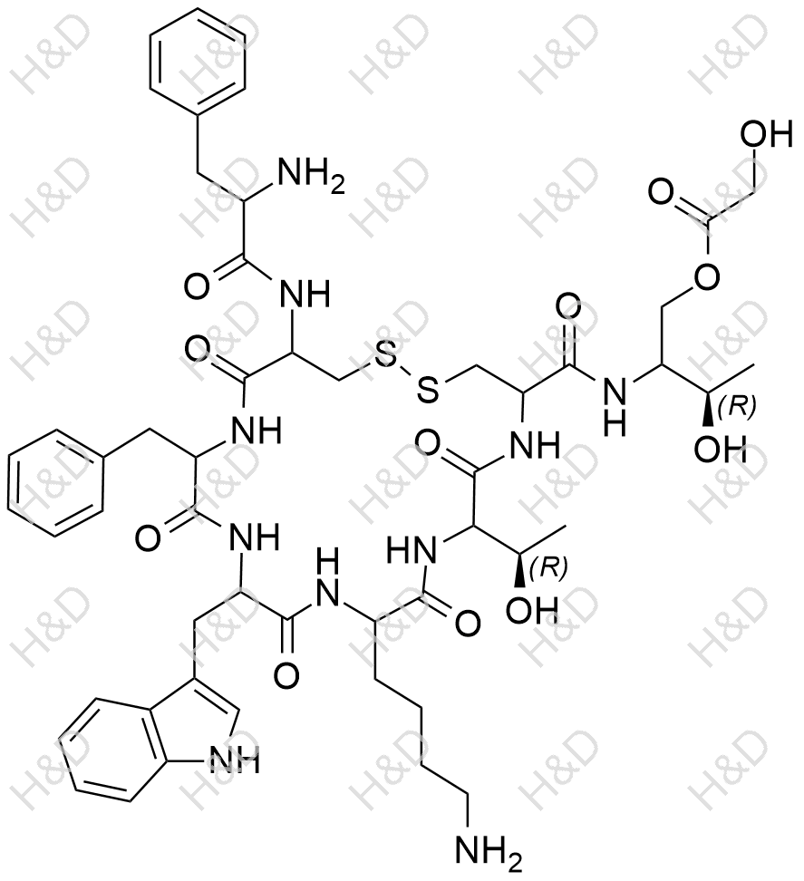 奥曲肽杂质20结构式