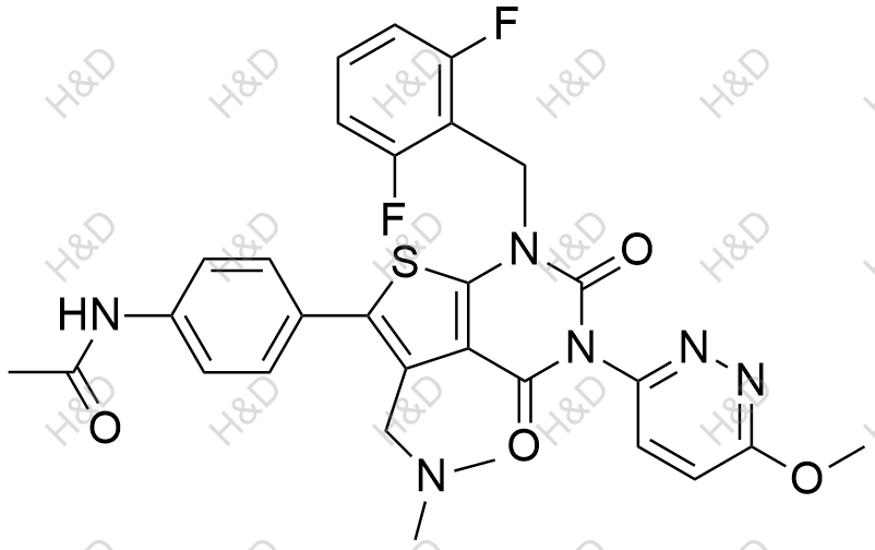 瑞卢戈利杂质134结构式