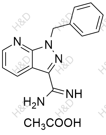 维立西呱杂质40(醋酸盐)结构式