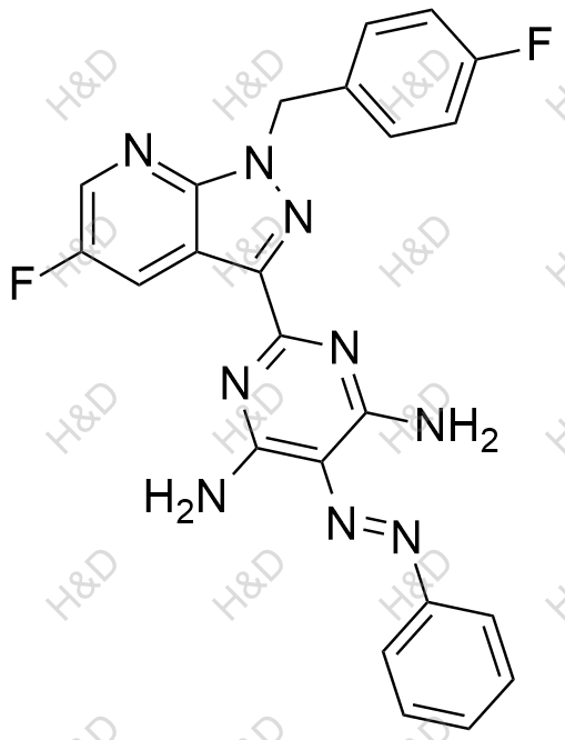 维立西呱杂质50结构式