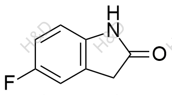 5-氟吲哚-2-酮结构式