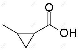 2-甲基环丙羧酸化学结构式