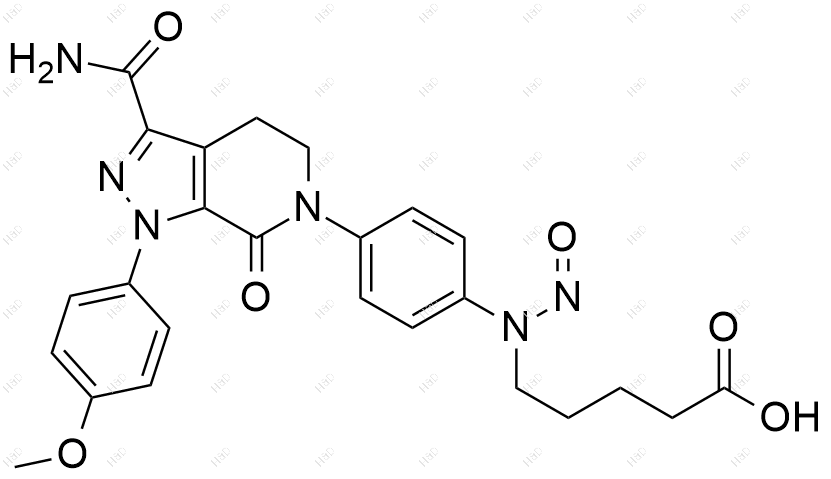 N-亚硝基阿哌沙班氨基酸杂质结构式