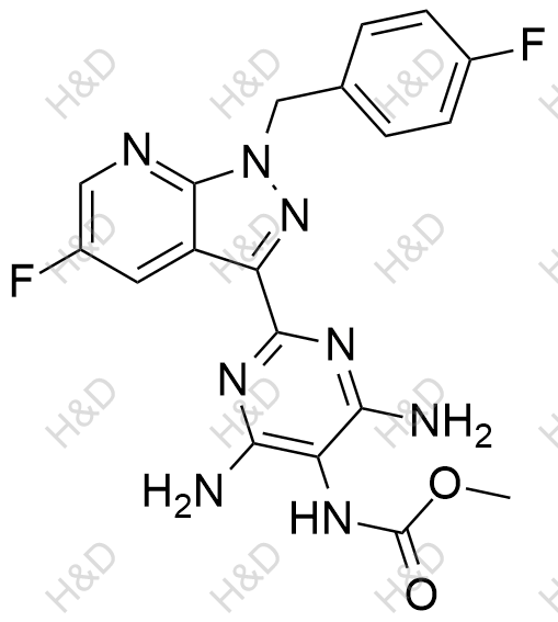 维立西呱杂质54结构式